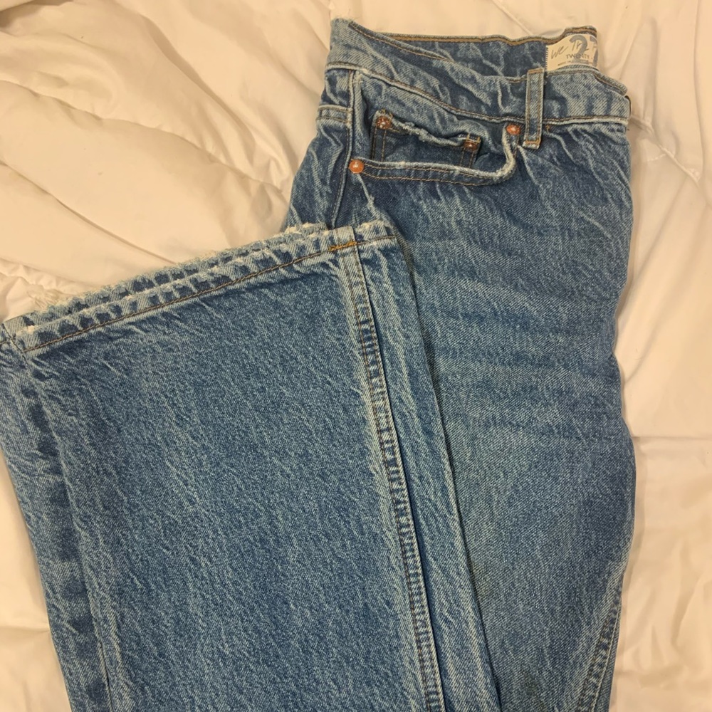 Free People wide leg jeans